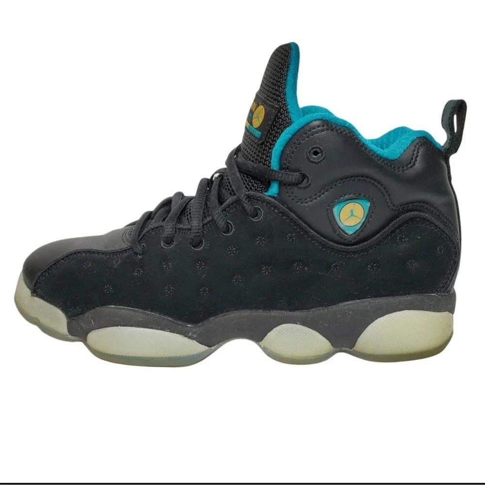 Nike Air Jordan Jumpman Team Pro II Black /Teal, 874749-003, Youth Size 6